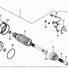 HT3813K1 SA LAWN TRACTOR, JPN, VIN# HT3813-5100001 TO HT3813-5199999 Starter Motor (ht3813-k1-4213)