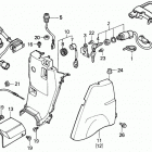 H6522 A4 COMPACT TRACTOR, JPN, VIN# TZAD-1000001 TO TZAD-1001869 Steering Column Cover