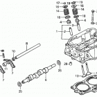 HT3813K1 SA LAWN TRACTOR, JPN, VIN# HT3813-5100001 TO HT3813-5199999 Cylinder Head + Camshaft (ht3813-k1-4213)