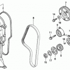 H4518H HSA-A LAWN TRACTOR, JPN, VIN# MZAT-1000001 TO MZAT-1999999 Timing Belt (h4518h)
