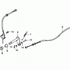 H5518 NA2-B MULTI-PURPOSE TRACTOR, JPN, VIN# TZAC-2000001 TO TZAC-2499999 Front P.t.o. Clutch Lever