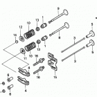 H2113 HMA LAWN TRACTOR, USA, VIN# MZBF-6200001 Распределительный вал и клапана