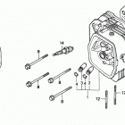 H2113 HMA LAWN TRACTOR, USA, VIN# MZBF-6200001 Головка цилиндра