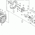 H6522 A4 COMPACT TRACTOR, JPN, VIN# TZAD-1000001 TO TZAD-1001869 Тормоза