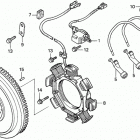 H5518 AC2-B MULTI-PURPOSE TRACTOR, JPN, VIN# TZAC-3600001 Маховик