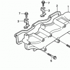 H6522 A4 COMPACT TRACTOR, JPN, VIN# TZAD-1000001 TO TZAD-1001869 Впускной коллектор