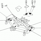 MM60 A MID-MOUNT MOWER, JPN, VIN# MM2-1000001 Labels (cutter Housing)