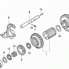 H6522 A4 COMPACT TRACTOR, JPN, VIN# TZAD-1000001 TO TZAD-1001869 Auxiliary Change Gear
