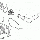 H4518H HSA-A LAWN TRACTOR, JPN, VIN# MZAT-1000001 TO MZAT-1999999 Water Pump (h4518h)