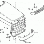 H4518H HSA-A LAWN TRACTOR, JPN, VIN# MZAT-1000001 TO MZAT-1999999 Капот