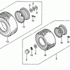 HA4118 H38A LAWN TRACTOR, USA, VIN# MZCH-6000001 Wheel
