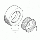 H5518 AC2-B MULTI-PURPOSE TRACTOR, JPN, VIN# TZAC-3600001 Переднее колесо