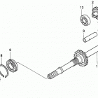 H6522 A4 COMPACT TRACTOR, JPN, VIN# TZAD-1000001 TO TZAD-1001869 Input Shaft