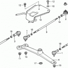 H5013 AC2-B MULTI-PURPOSE TRACTOR, JPN, VIN# FAHA-4300001 Rear Steering Arm