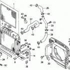 H6522 A4 COMPACT TRACTOR, JPN, VIN# TZAD-1000001 TO TZAD-1001869 Радиатор