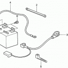 HA4118 H38A LAWN TRACTOR, USA, VIN# MZCH-6000001 АКБ