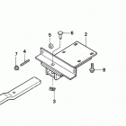 H6522 A4 COMPACT TRACTOR, JPN, VIN# TZAD-1000001 TO TZAD-1001869 Draw Bar Bracket