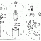 H4013 SAN-A LAWN TRACTOR, JPN, VIN# MZAR-1000001 TO MZAR-1999999 Starter Motor (h4013)
