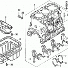 H6522 A4 COMPACT TRACTOR, JPN, VIN# TZAD-1000001 TO TZAD-1001869 Блок цилиндров