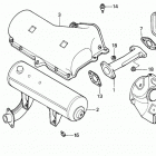 H5013 AC2-B MULTI-PURPOSE TRACTOR, JPN, VIN# FAHA-4300001 Глушитель