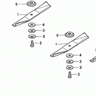 MM60 A MID-MOUNT MOWER, JPN, VIN# MM2-1000001 Rotary Blade