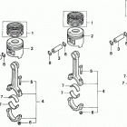 H6522 A4 COMPACT TRACTOR, JPN, VIN# TZAD-1000001 TO TZAD-1001869 Поршни