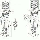 H5518 NA2-B MULTI-PURPOSE TRACTOR, JPN, VIN# TZAC-2000001 TO TZAC-2499999 Поршни