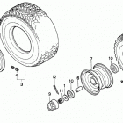 H4518H HSA-A LAWN TRACTOR, JPN, VIN# MZAT-1000001 TO MZAT-1999999 Wheel