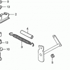HA4118 H38A LAWN TRACTOR, USA, VIN# MZCH-6000001 Tensioner Arm