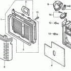 HA4118 H38A LAWN TRACTOR, USA, VIN# MZCH-6000001 Воздухозаборник