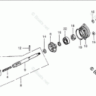 BF100Z LA Propeller Shaft + Propeller
