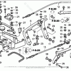 BF200AK0 LA Front Cover Bracket + Front Lock Shaft