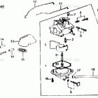 BF100B LA Carburetor + Air Guide