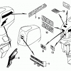 BF200AK0 LA Наклейки предупреждения