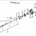 BF100D SA Propeller Shaft + Propeller