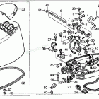 BF50AK0 SRJA Engine Cover + Lower Case