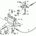 BF150AK0 LA Front Cover Bracket + Front Lock