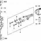 BF8AY XA Piston + Crankshaft