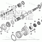 BF115DK1 XCA Propeller Shaft + Propeller (XCA)