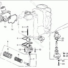 BF100Z LA OIL PUMP + OIL FILTER + MUFFLER