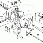 BF100B LA Stern Bracket + Adjust Rod