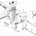 BF100Z LA Stern Bracket + Adjust Rod