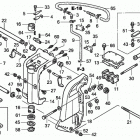 BF150AK0 LA Кронштейн транца  /  Корпус шарниров