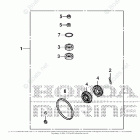 BF250A LA GEAR CASE KIT