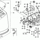 BF25D6 SHA Крышка двигателя  /  нижний кожух