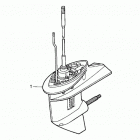 BF25D6 SHA Картер коробки передач в сборе (нога)