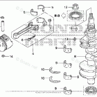 BF25DK0 SHA Crankshaft Piston