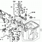 BF20DK0 SHA Масляный кожух и вал механизма переключения