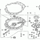 BF200AK0 LA Oil Pump + Flywheel