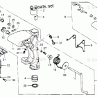 BF100Z LA Swivel Case + Swivel Shaft + Tilt Lever